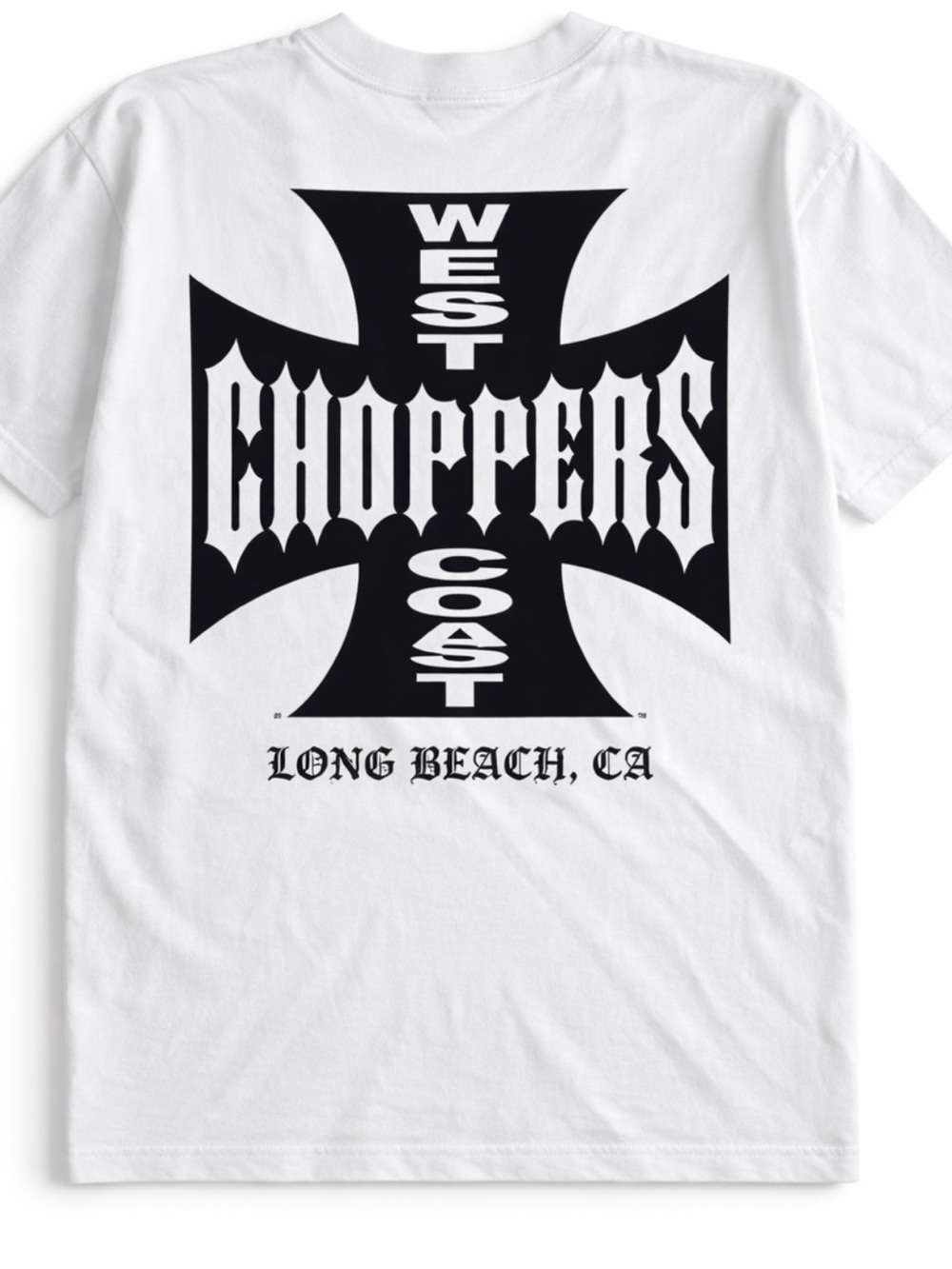 West Coast Choppers Graphic Tee - White/Black New Vintage Size L